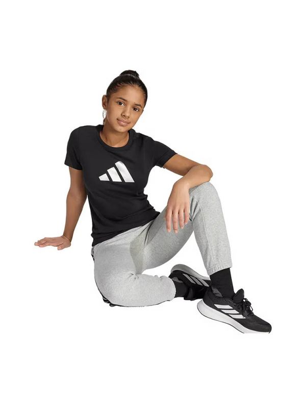 T-shirt manica corta sportiva Adidas - nero