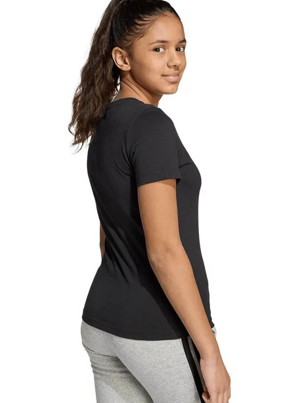 T-shirt manica corta sportiva Adidas - nero