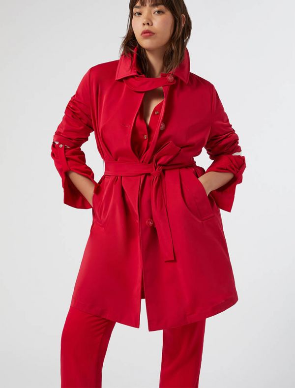 Camicia manica lunga curvy Persona Now - rosso