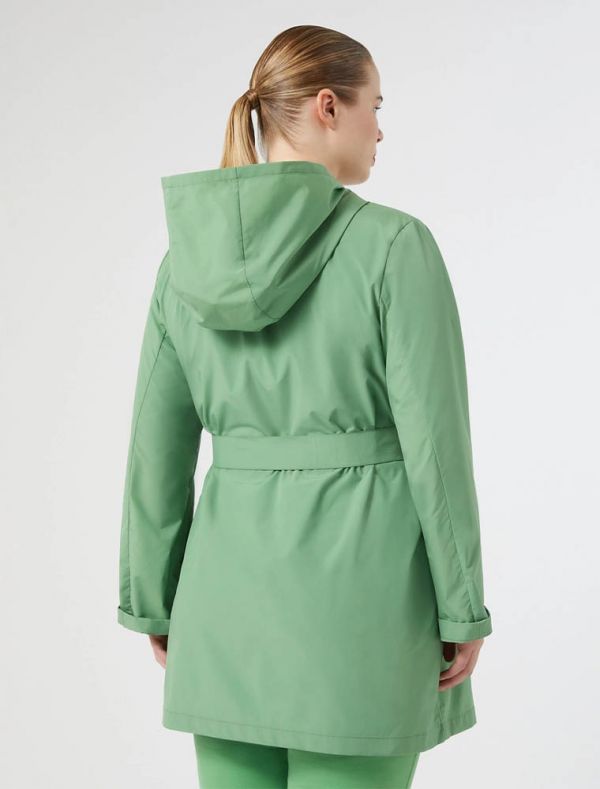 Giaccone curvy Persona Now - verde