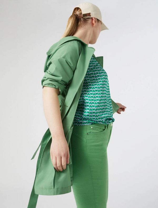 Giaccone curvy Persona Now - verde
