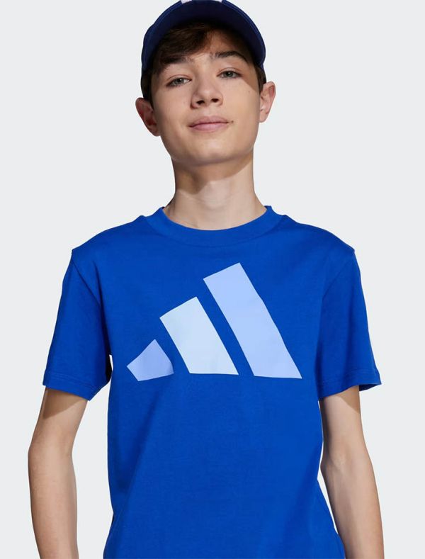 T-shirt manica corta sportiva Adidas - royal