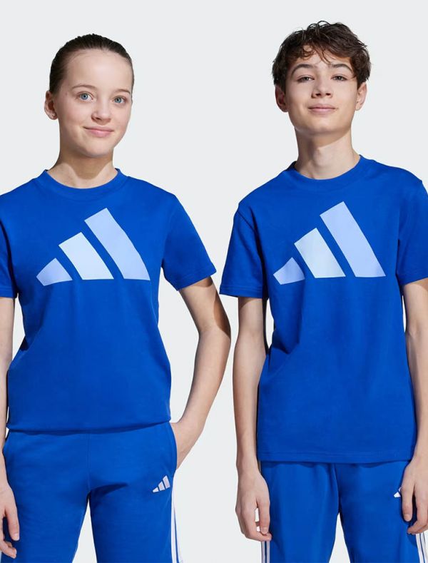 T-shirt manica corta sportiva Adidas - royal