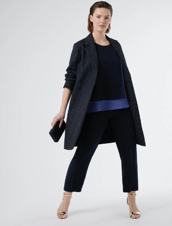 Top curvy Persona - blu marine
