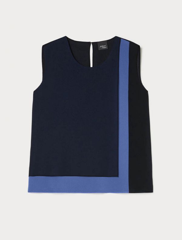 Top curvy Persona - blu marine