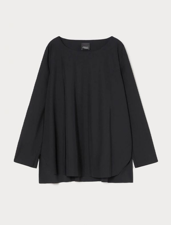 Maglia manica lunga curvy Persona - nero