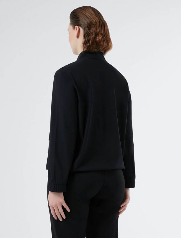 Maglia manica lunga curvy Persona - nero