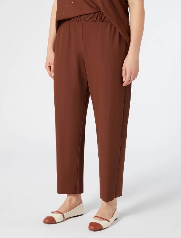 Pantalone curvy Persona - rame
