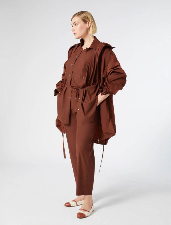 Pantalone curvy Persona - rame