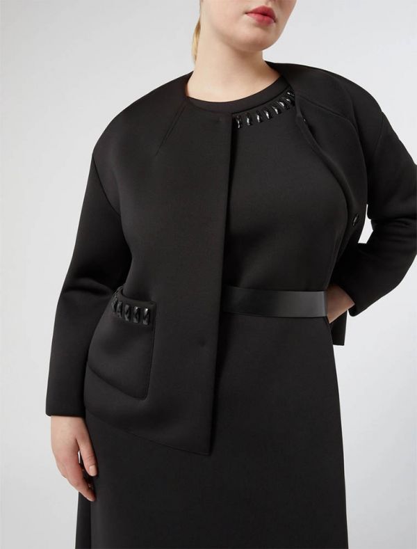 Giacca curvy Persona - nero