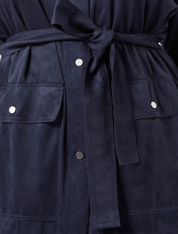 Giacca curvy Persona - blu