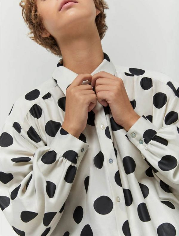 Camicia manica lunga Iblues - avorio