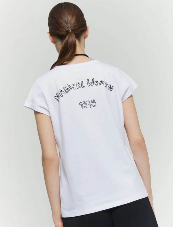 T-shirt manica corta Iblues - bianco