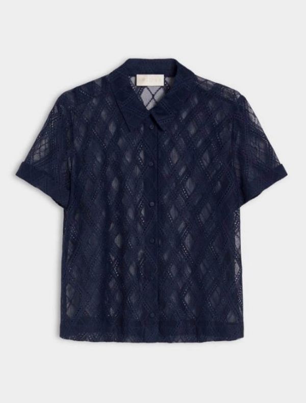 Camicia manica corta Iblues - blu