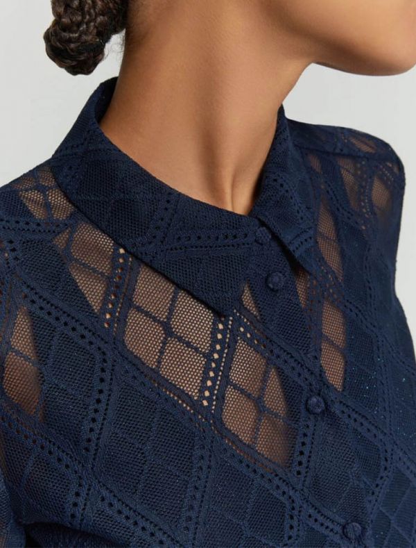 Camicia manica corta Iblues - blu