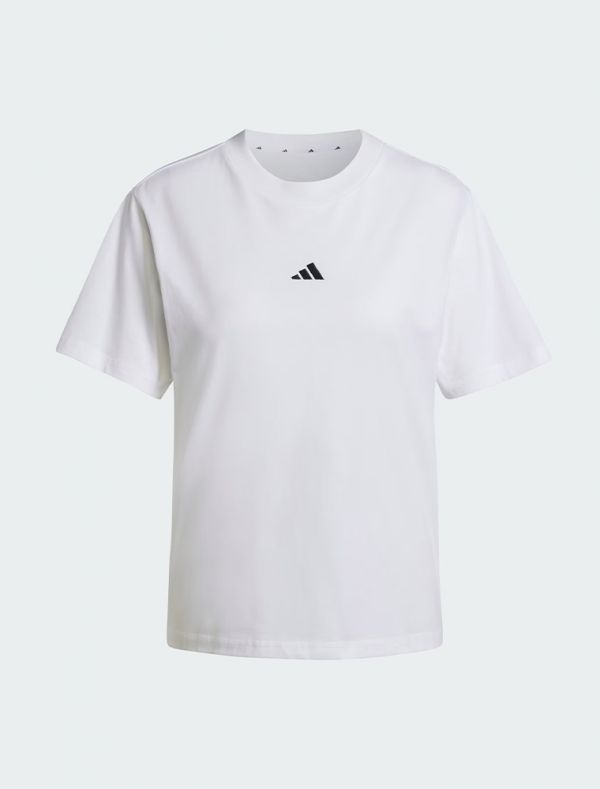 T-shirt manica corta sportiva Adidas - bianco nero