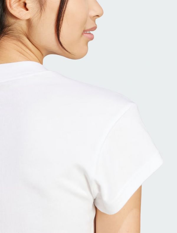 T-shirt manica corta sportiva Adidas - bianco