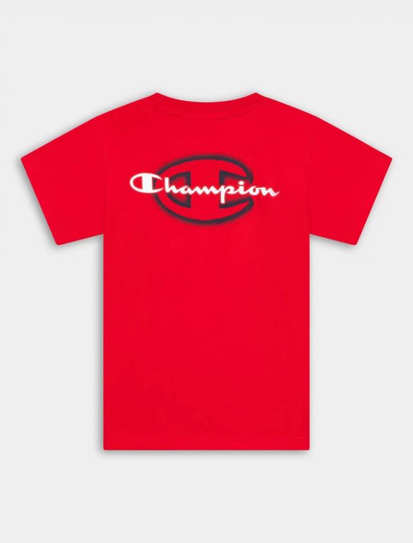 T-shirt manica corta sportiva Champion - rosso