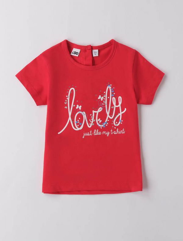 T-shirt manica corta I Do - rosso