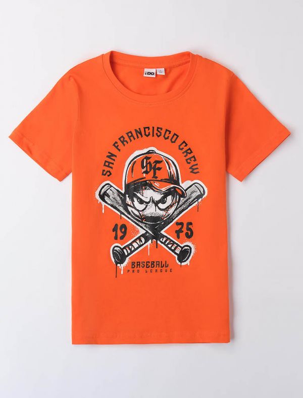 T-shirt manica corta I Do - arancione