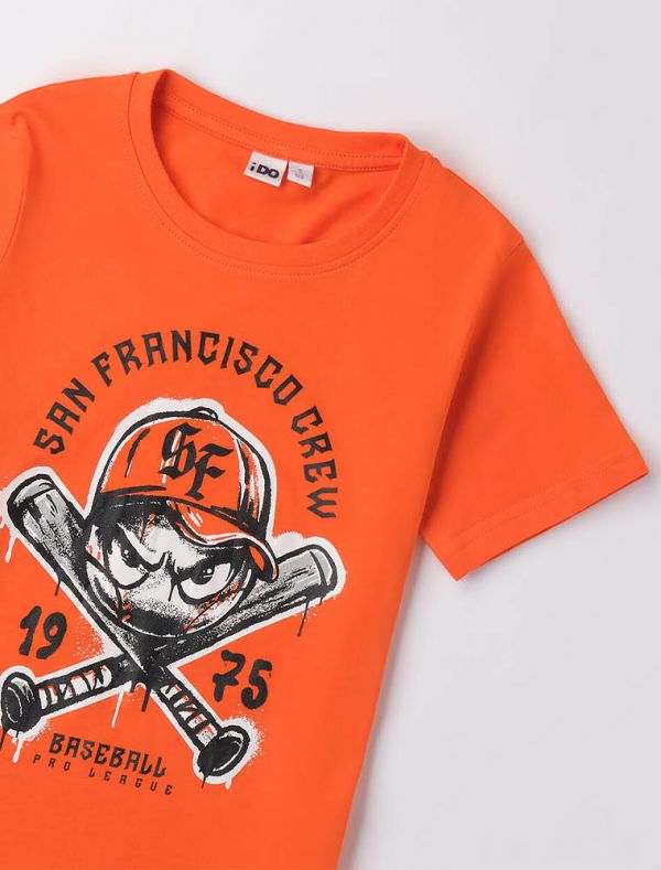 T-shirt manica corta I Do - arancione