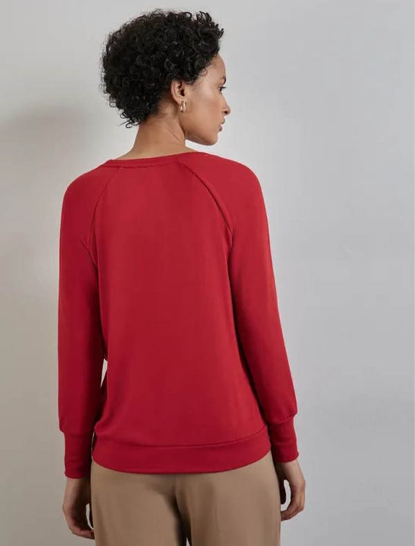 Maglia manica lunga Street One - rosso