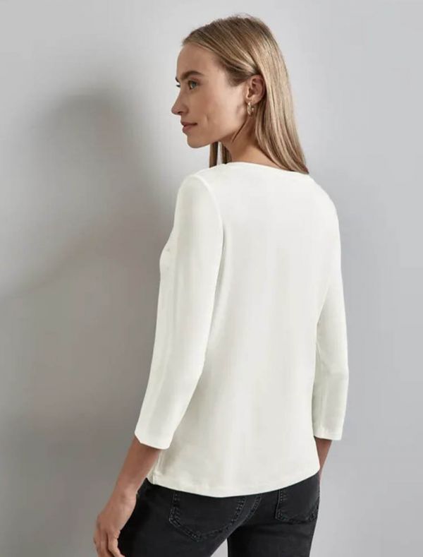 Maglia manica lunga Street One - panna