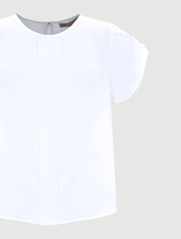 Camicia manica corta Kocca - panna