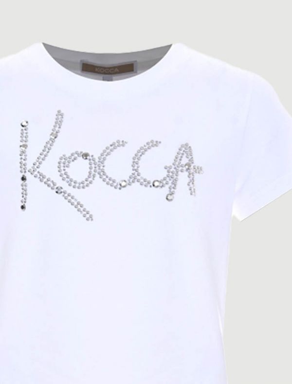 T-shirt manica corta Kocca - bianco