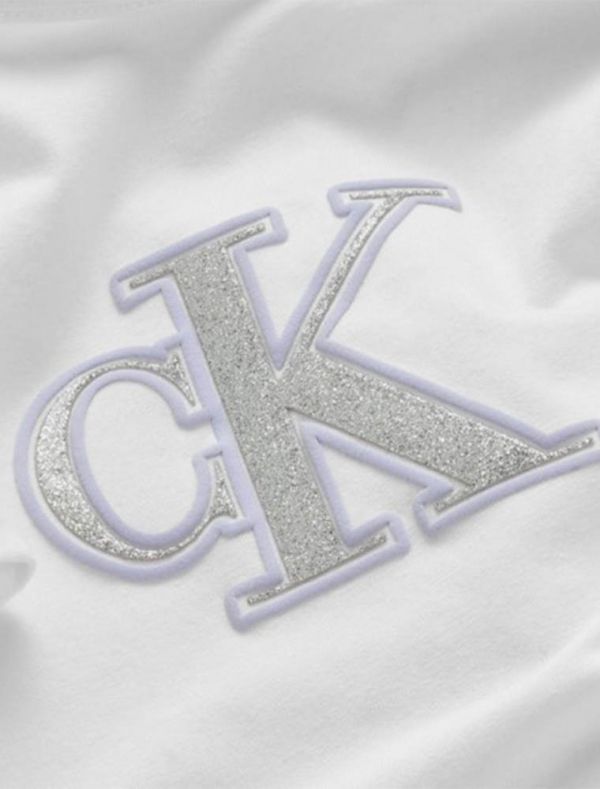 T-shirt manica corta Calvin Klein - white