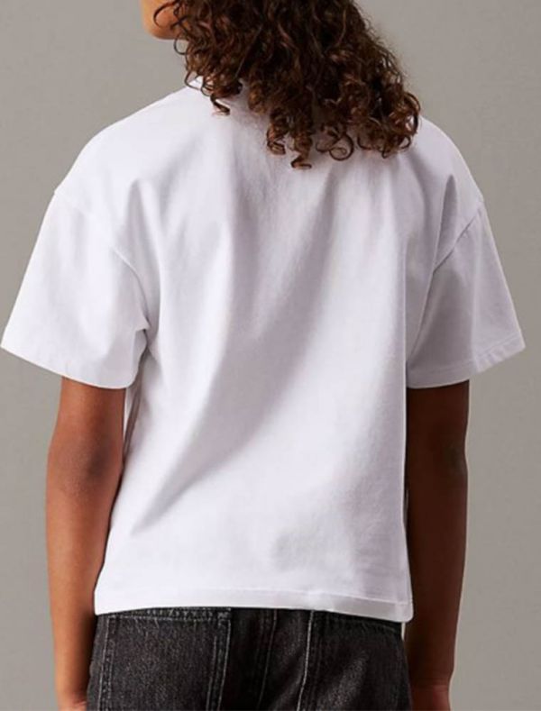 T-shirt manica corta Calvin Klein - white