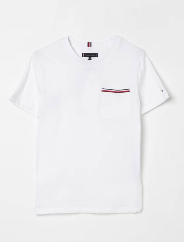 T-shirt manica corta Tommy Hilfiger - white