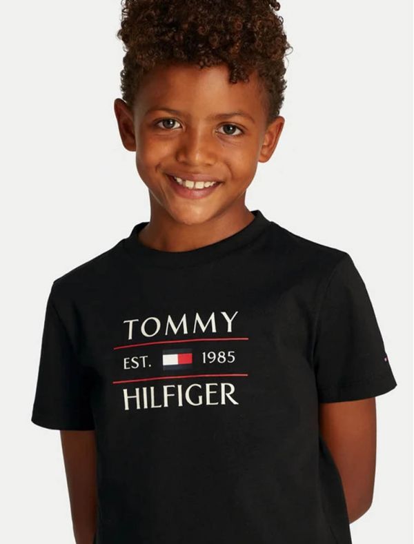 T-shirt manica corta Tommy Hilfiger - black