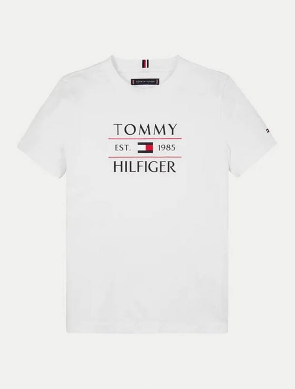 T-shirt manica corta Tommy Hilfiger - white
