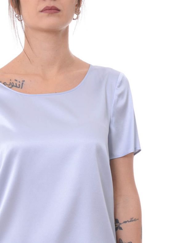Camicia manica corta Pennypink - azzurro