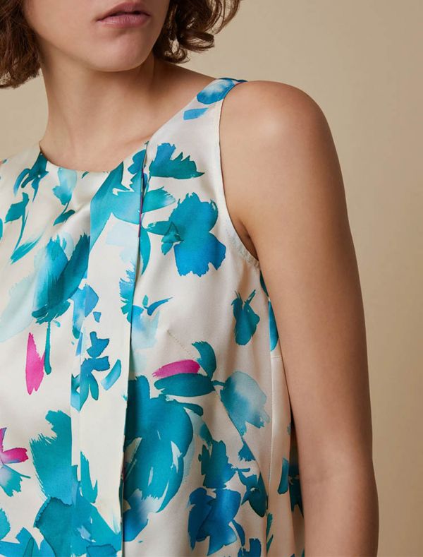 Top Pennypink - blu rosso