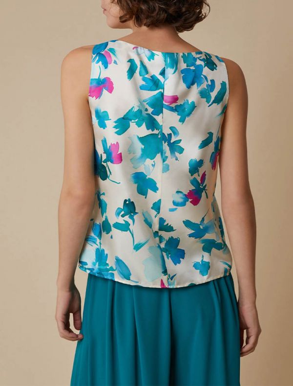 Top Pennypink - blu rosso