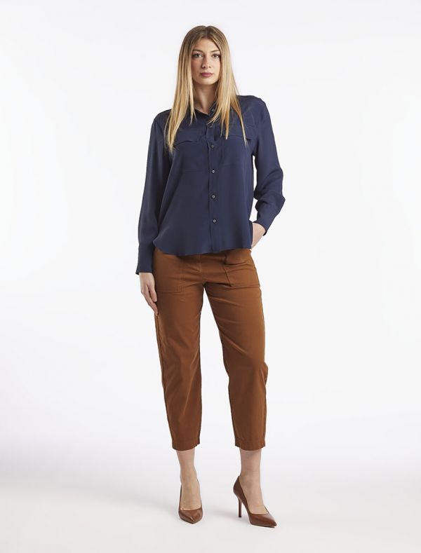 Camicia manica lunga Pennyblack - blu
