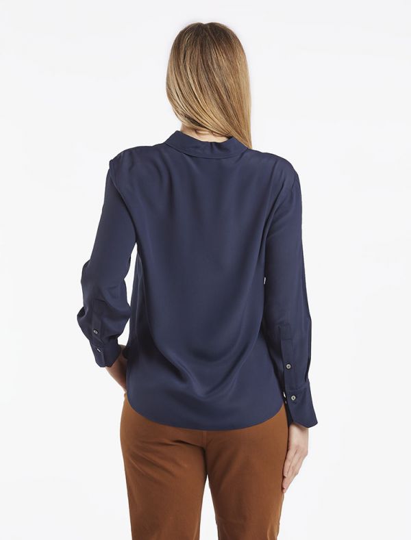 Camicia manica lunga Pennyblack - blu