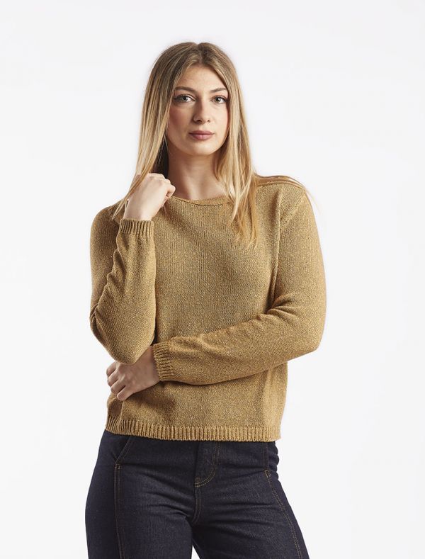 Maglia manica lunga Pennyblack - cammello