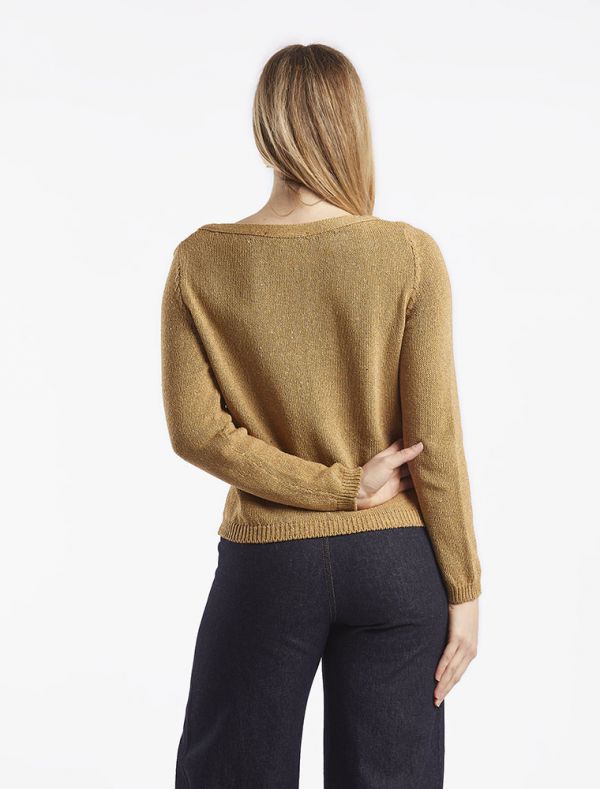 Maglia manica lunga Pennyblack - cammello