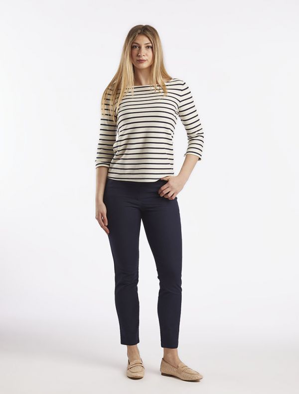 Maglia manica lunga Pennyblack - avorio blu