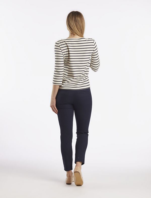 Maglia manica lunga Pennyblack - avorio blu