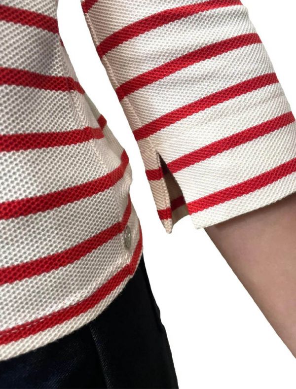 Maglia manica lunga Pennyblack - avorio rosso