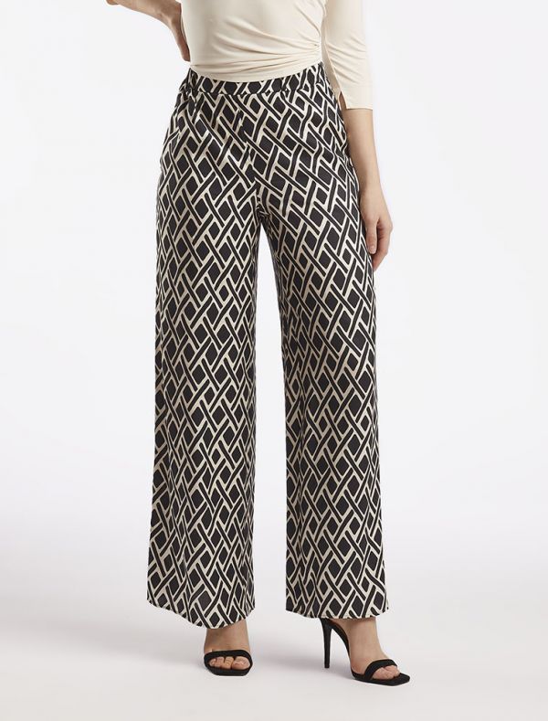 Pantalone Pennyblack - nero avorio