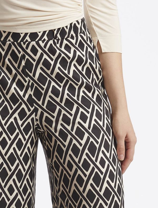 Pantalone Pennyblack - nero avorio