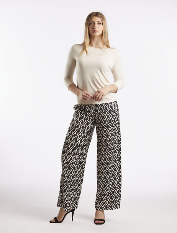 Pantalone Pennyblack - nero avorio