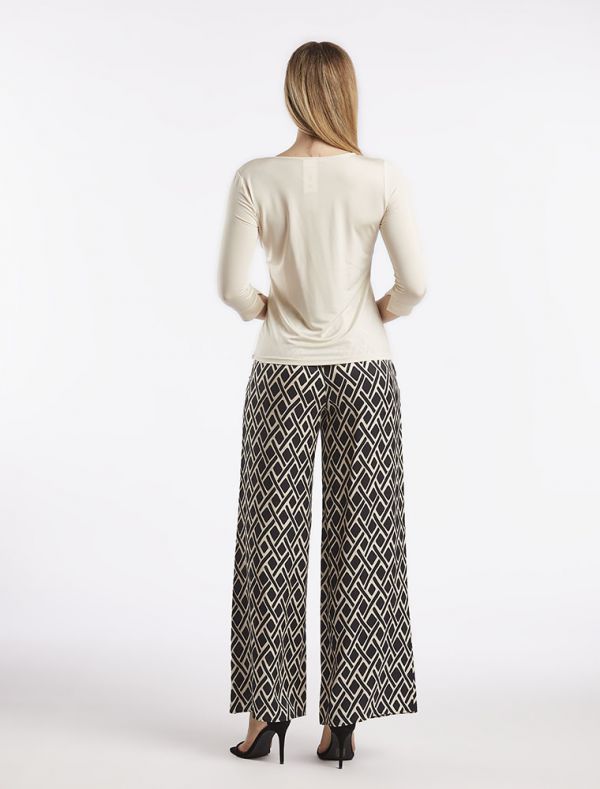 Pantalone Pennyblack - nero avorio