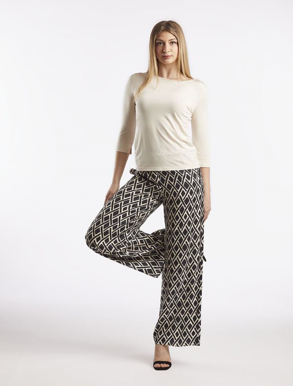 Pantalone Pennyblack - nero avorio