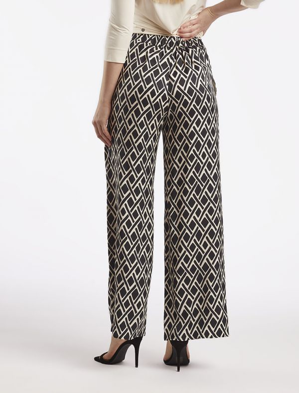 Pantalone Pennyblack - nero avorio